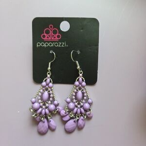Paparazzi Purple Chandelier Earrings